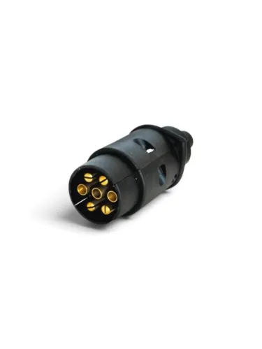 Fisa remorca 7 pini, 12V, plastic, cu filet, Amio 02144, WTY7pin Fristom