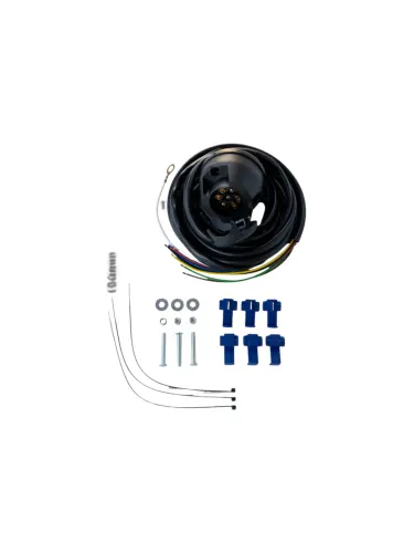 Kit priza carlig remorcare, cu 7pini, 12v, cu 2 cabluri 1.5m cu 3 si 4 fire, kit instalatie electrica carlig remorca 6001998076 / 12049