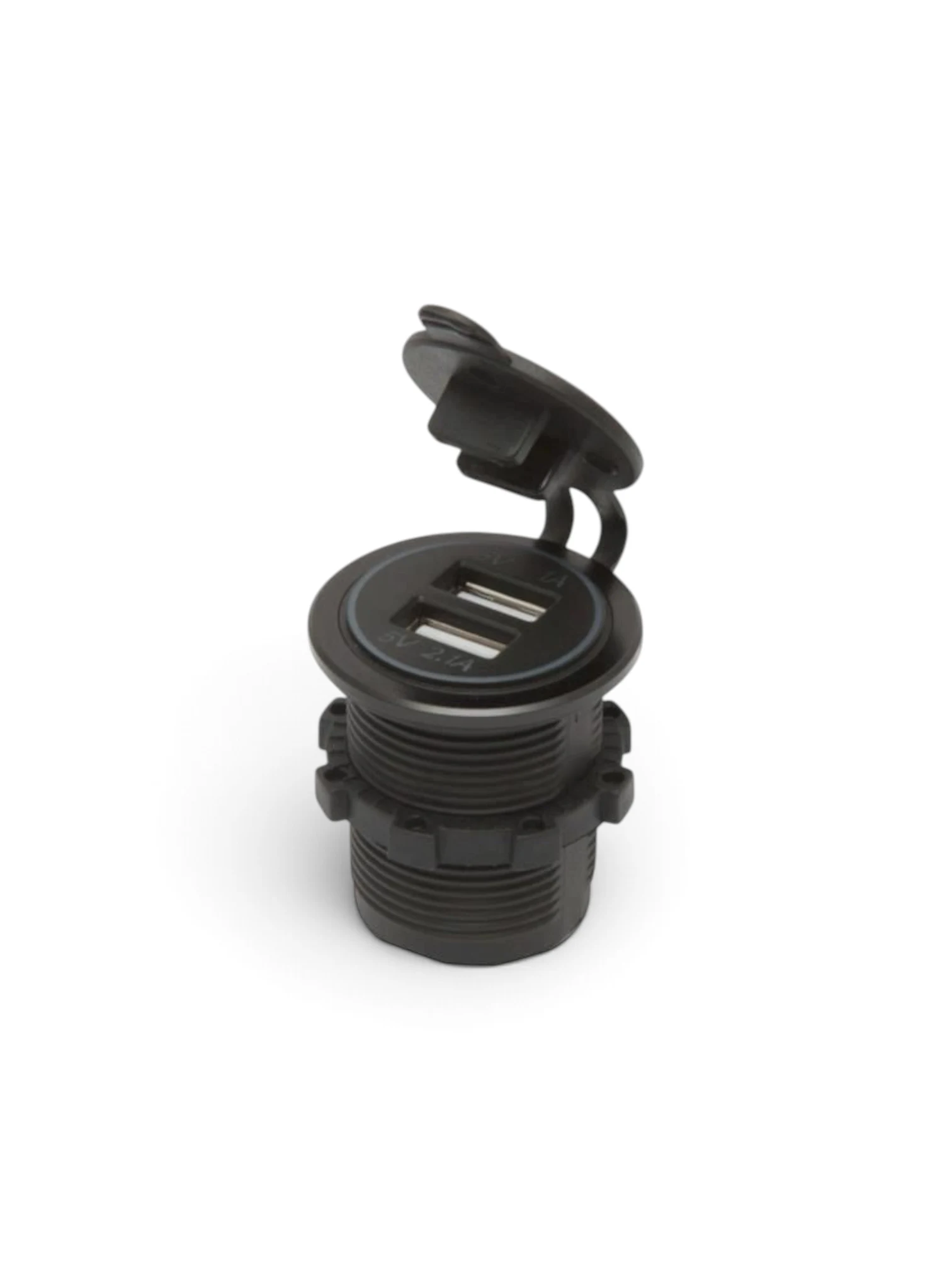 Priza cu 2 USB incastrabila, LED rosu, 54926RD