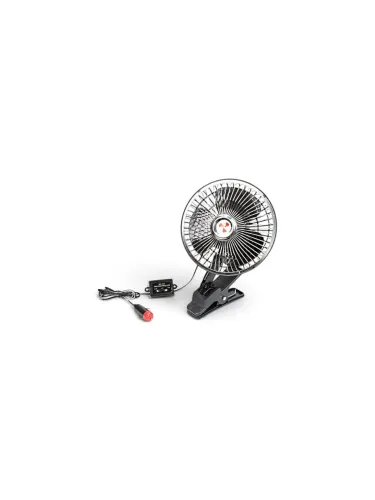 Ventilator 24V, fi17cm, metalic, prindere clema, cu intrerupator 6" Automax 1983