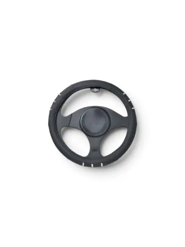 Husa volan 37 39cm negru cu argintiu 5058 Automax