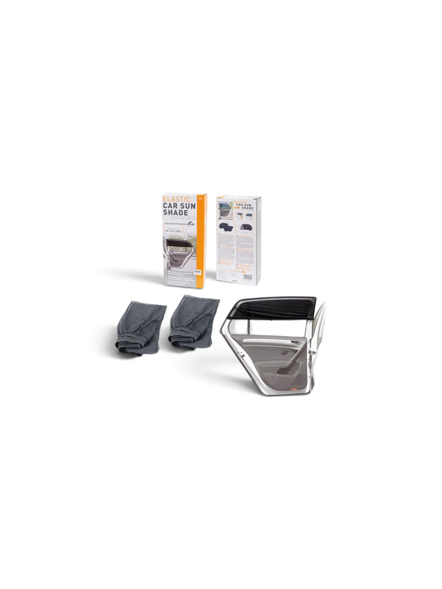 Set 2 jaluzele laterale, tip soseta, extensibila pe latime de la 49cm - la 113, inaltime 50cm, L, Amax1891