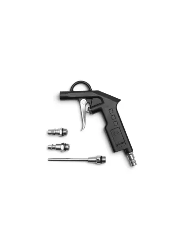 Pistol suflat aer comprimat, cabina, tija 10cm, cu 2 adaptoare, A830047-3, BK92687 Hoteche