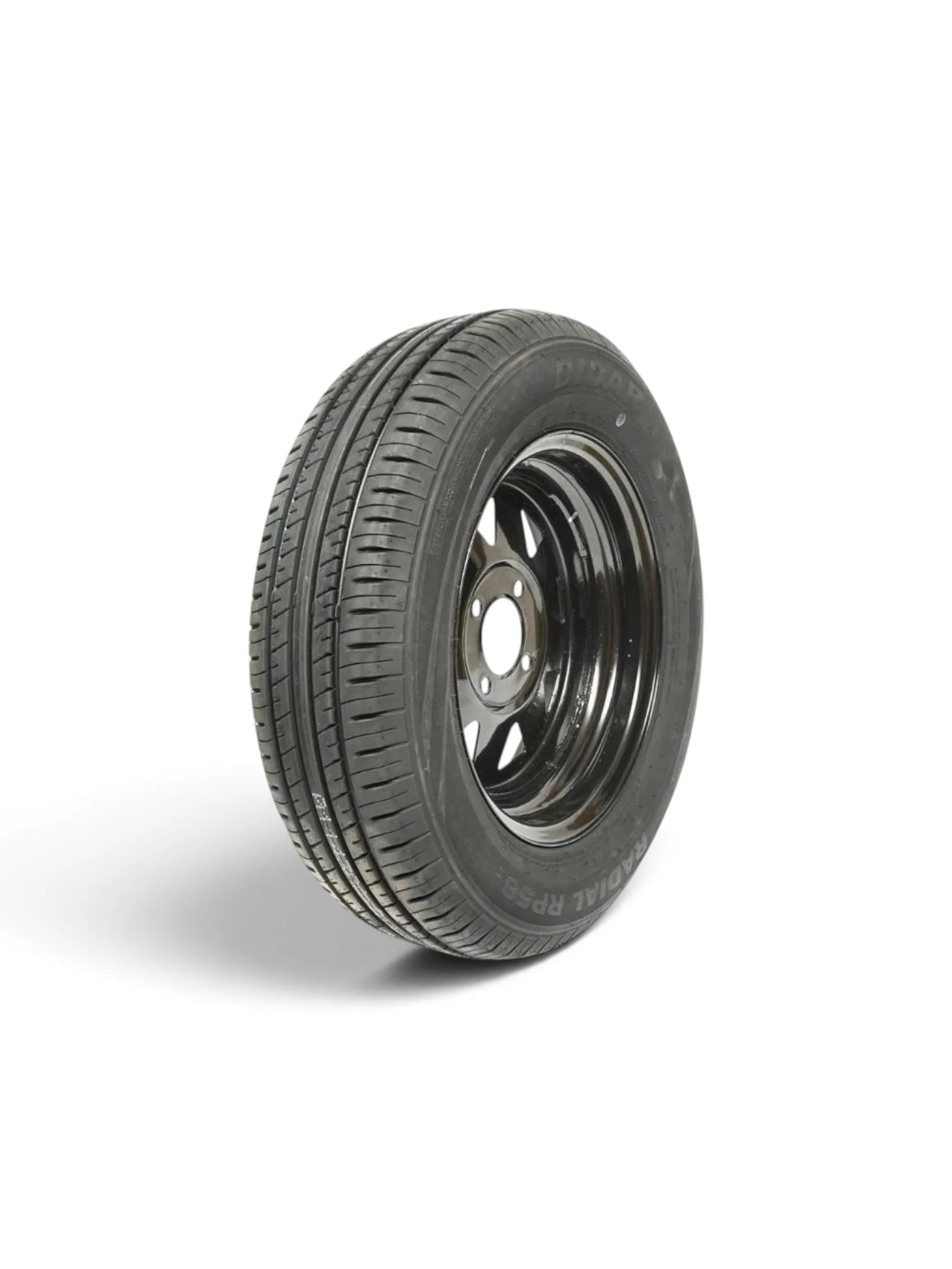 Roata remorca tubeless radial cu janta cu 4 prezoane cu anvelopa 165/70/R13 BK92847