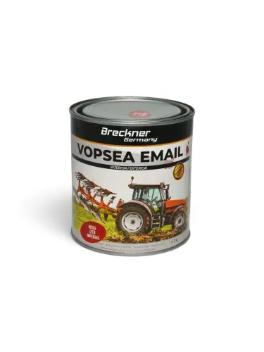 Vopsea email anticor 3in1 rosu, imperial pe baza solvent 1L, direct pe rugina, BK58062 Breckner