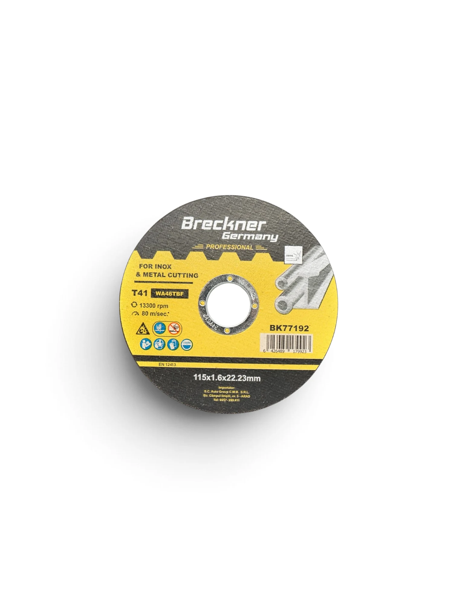 Disc flex pentru taiat si polizat INOX T41 115x1.6x22mm BK77192