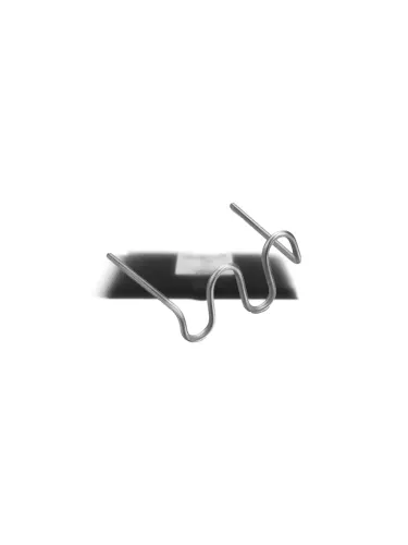 Set 100 cleme tip S, pentru pistol sudat-lipit plastic, crapaturi mari sau curbate, 0.6mm, K18028-6 Art