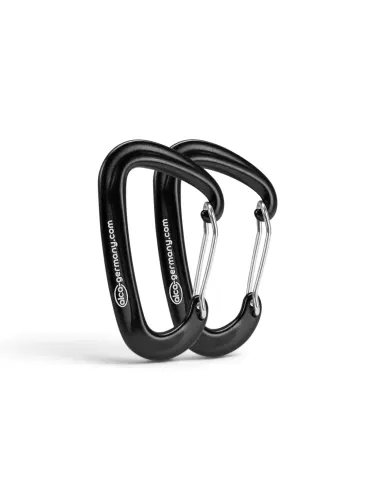 Set 2 bucati carabina 5 KN, 500kg, 8.1x4.8cm Alca