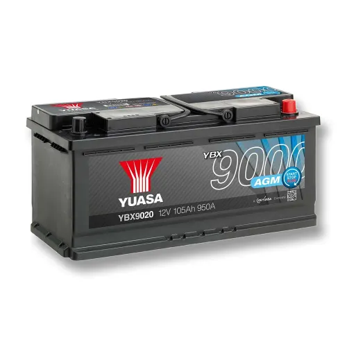 Acumulator Start-Stop AGM 105 Ah Yuasa 950 A Pornire 9000 AGM