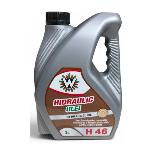 Ulei Hidraulic W Oil H 46, 3L pentru Tractoare și Utilaje Agricole