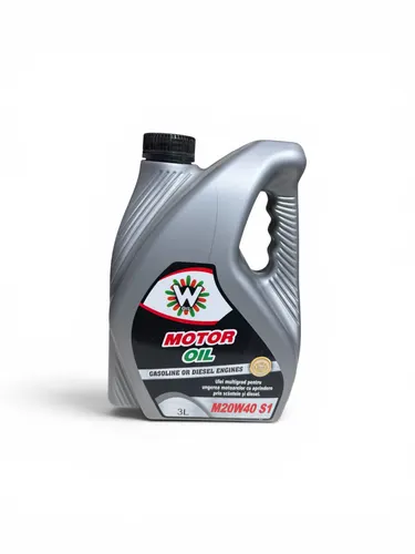 Ulei Motor W Oil M20W40 S1, 3L pentru Motoare Benzină și Diesel