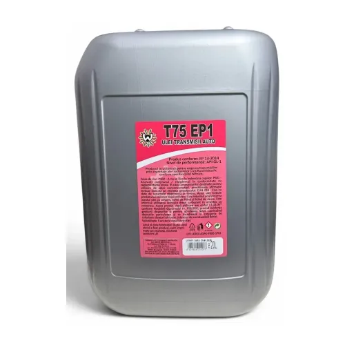 Ulei Transmisie W Oil T75 EP1 API GL-1, 20L pentru Tractoare