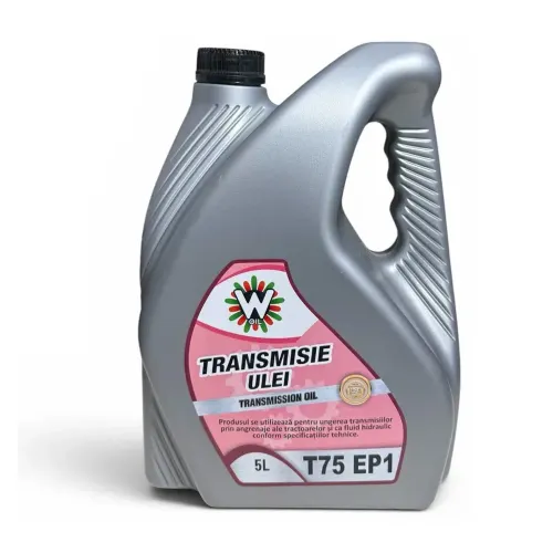 Ulei Transmisie W Oil T75 EP1 API GL-1, 5L pentru Tractoare
