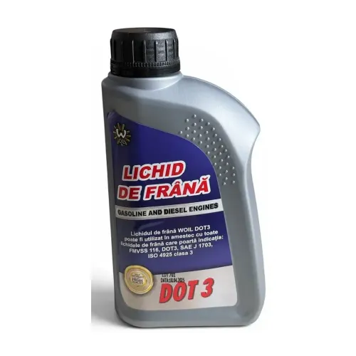 Lichid de Frână W Oil DOT 3, 0.5L