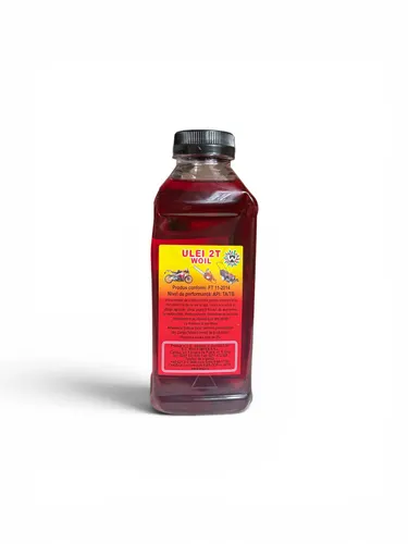 Ulei 2T W Oil Roșu 0.5 L pentru Motoare în 2 Timpi