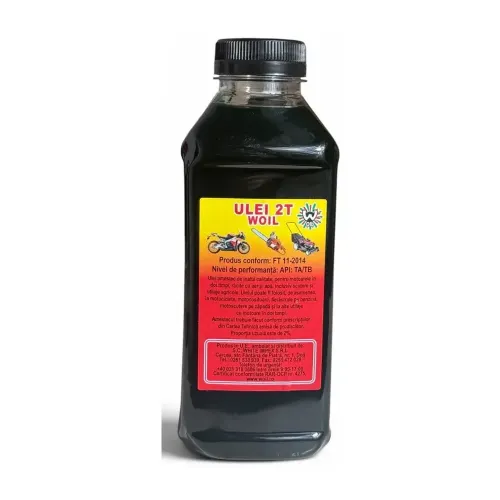 Ulei 2T W Oil Verde 0.5 L pentru Motoare în 2 Timpi