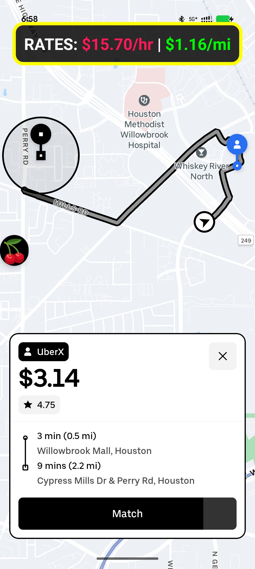 App screenshot - Yellow Example