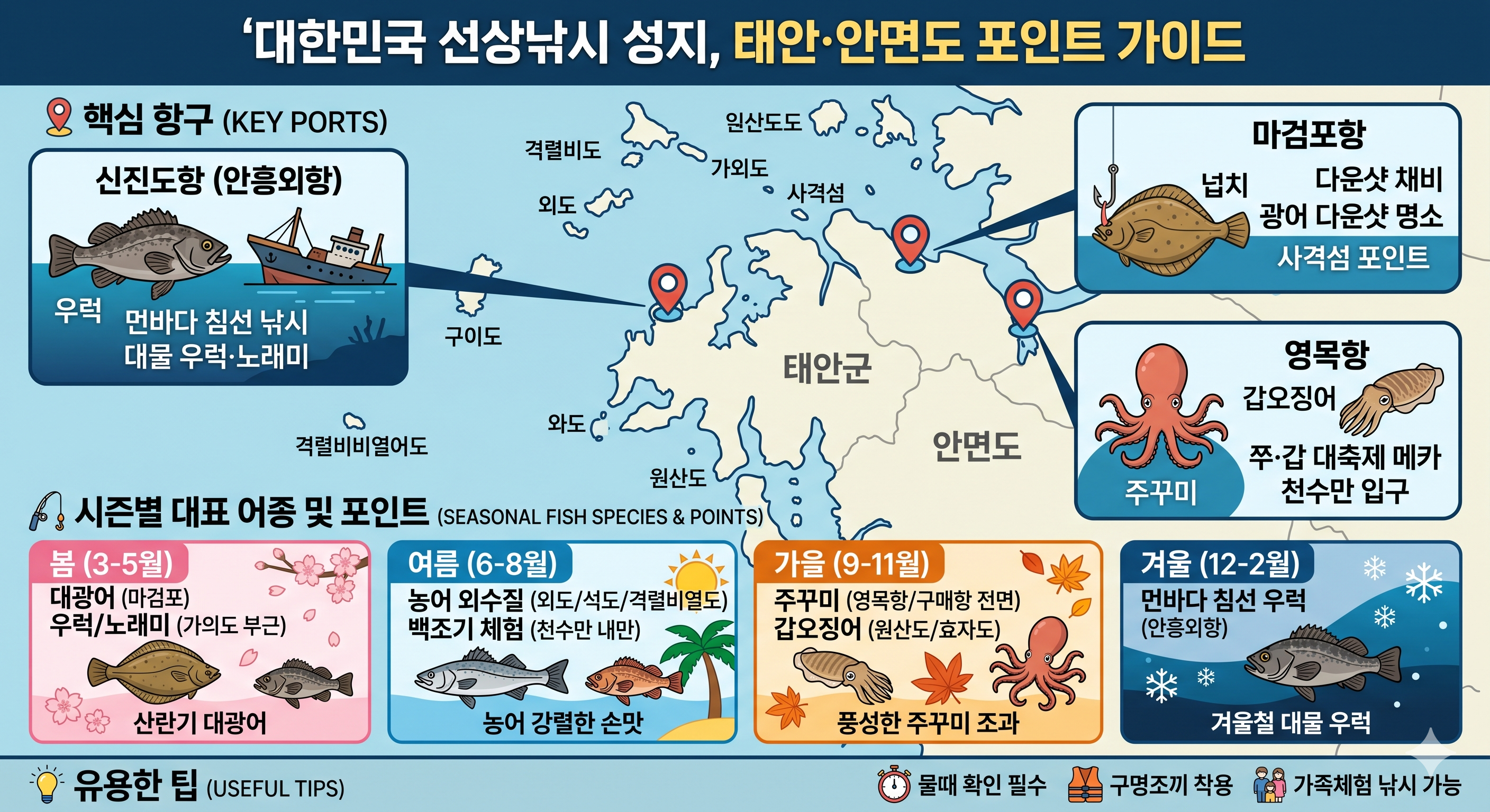 [대천·보령 낚시 가이드] 서해의 낚시 메카, 대천항부터 오천항까지 완벽 정리