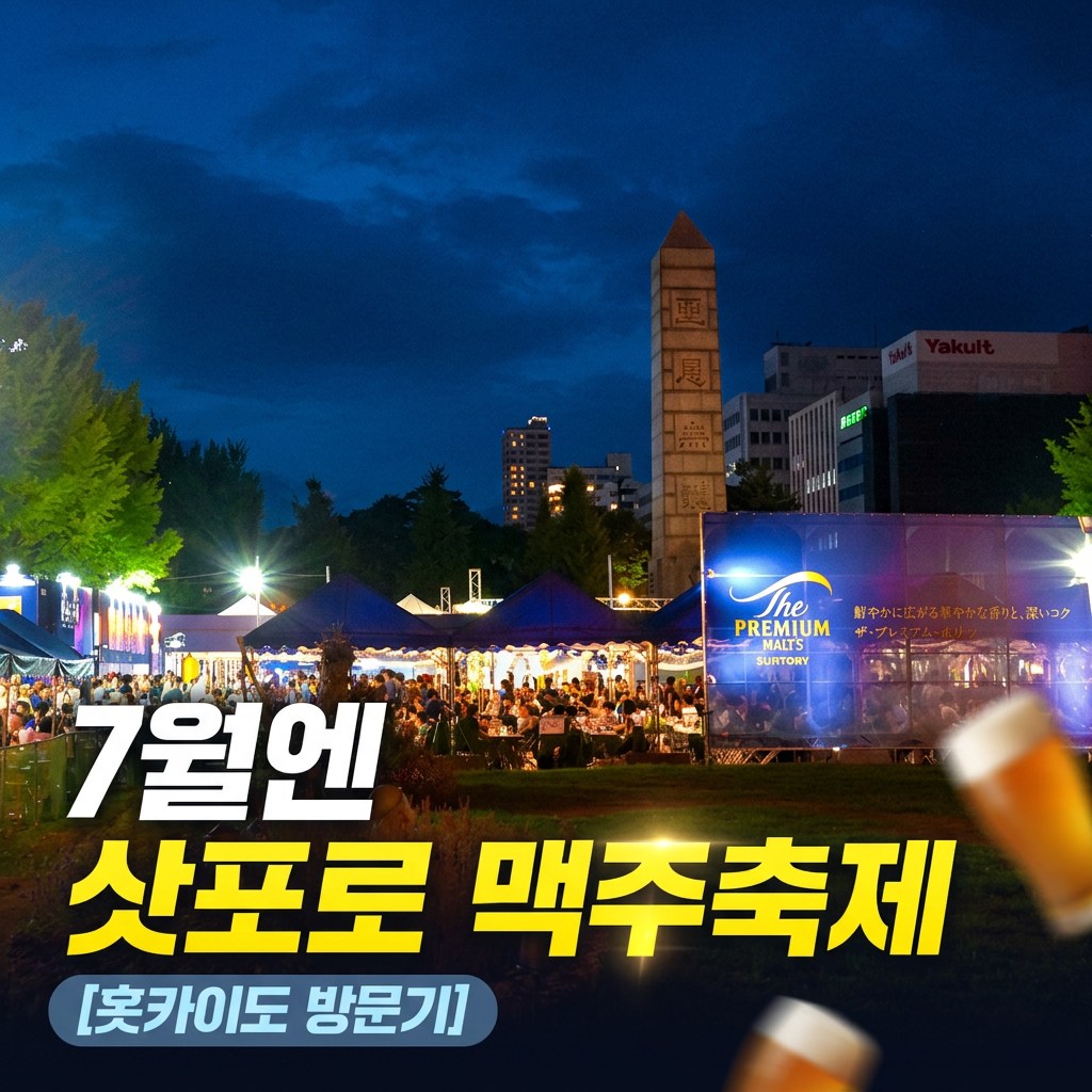 7월엔 삿포로 맥주축제 [홋카이도 방문기]