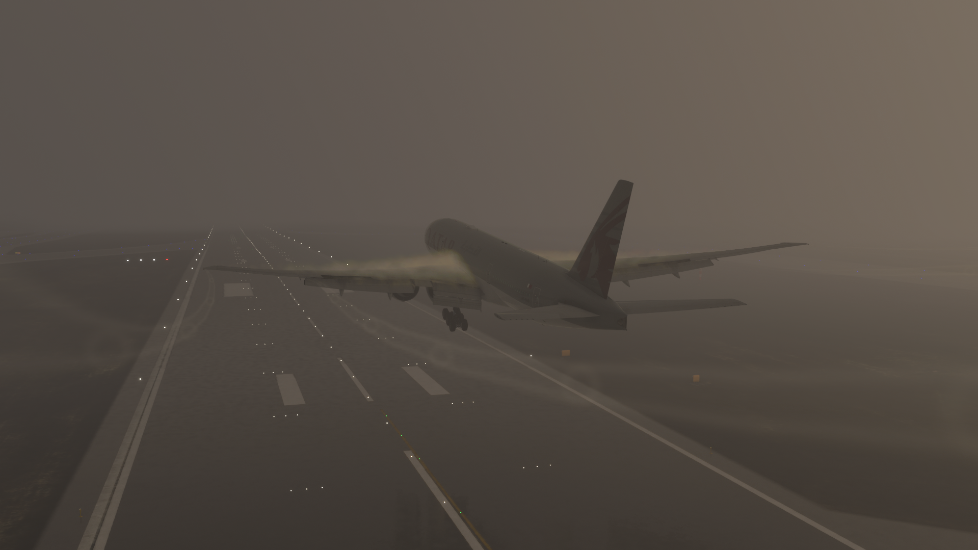 Outside landing vortices (Center/Left)