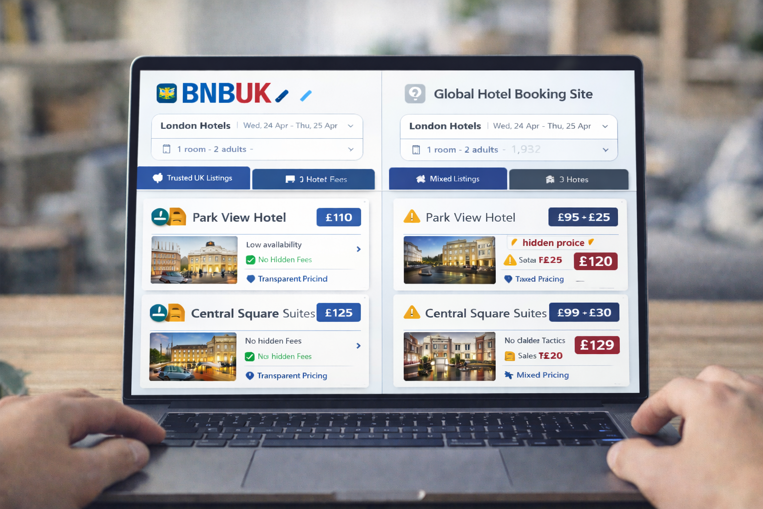 Alternatives to Booking.com for UK Hotels