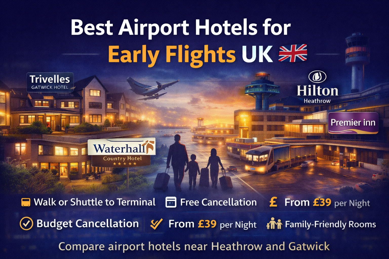 Best Airport Hotels for Early Flights UK (2026 Guide)