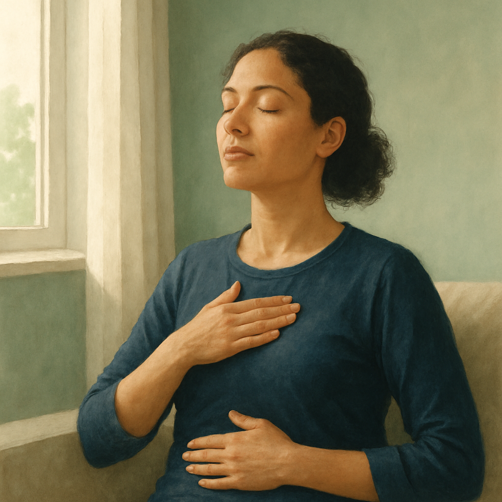 Breathing exercises to reduce stress at work