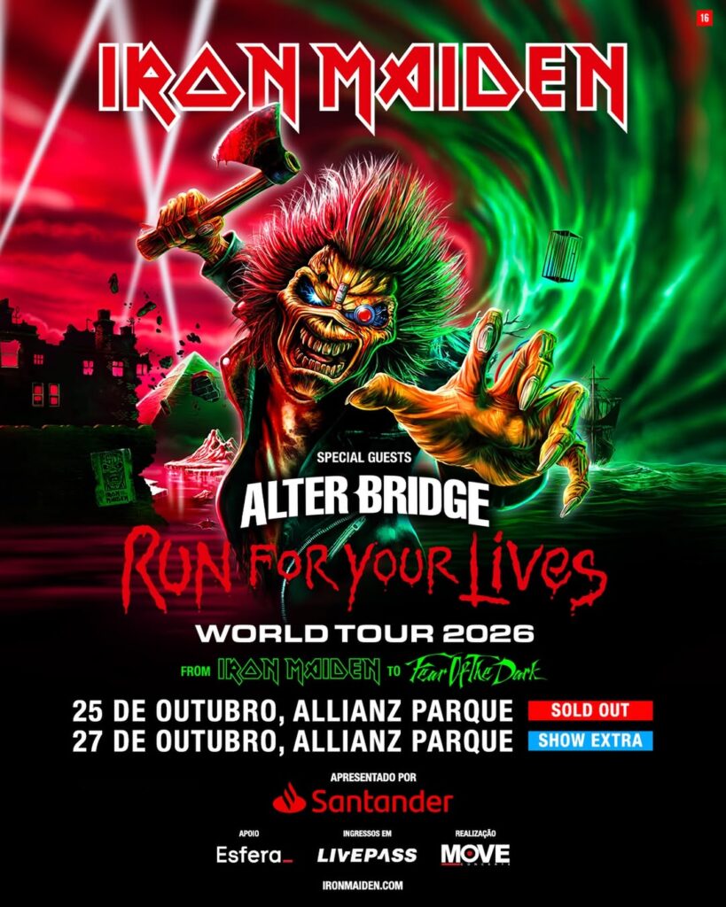Iron Maiden - Run For Your Lives Tour 2026