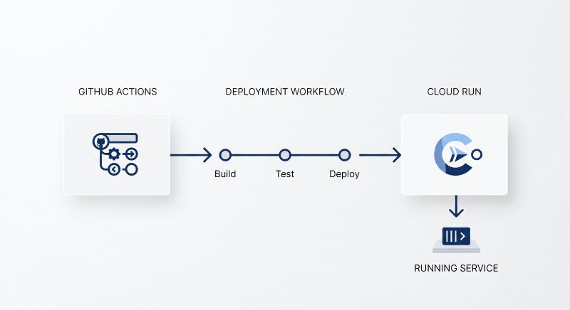 GitHub Actions to Cloud Run: Keyless Deploys, PR Previews & Rollbacks
