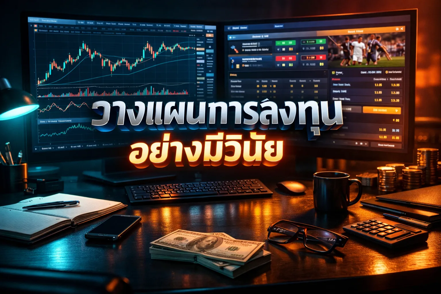 การวางแผนการลงทุนกับการพนันอย่างมีวินัย