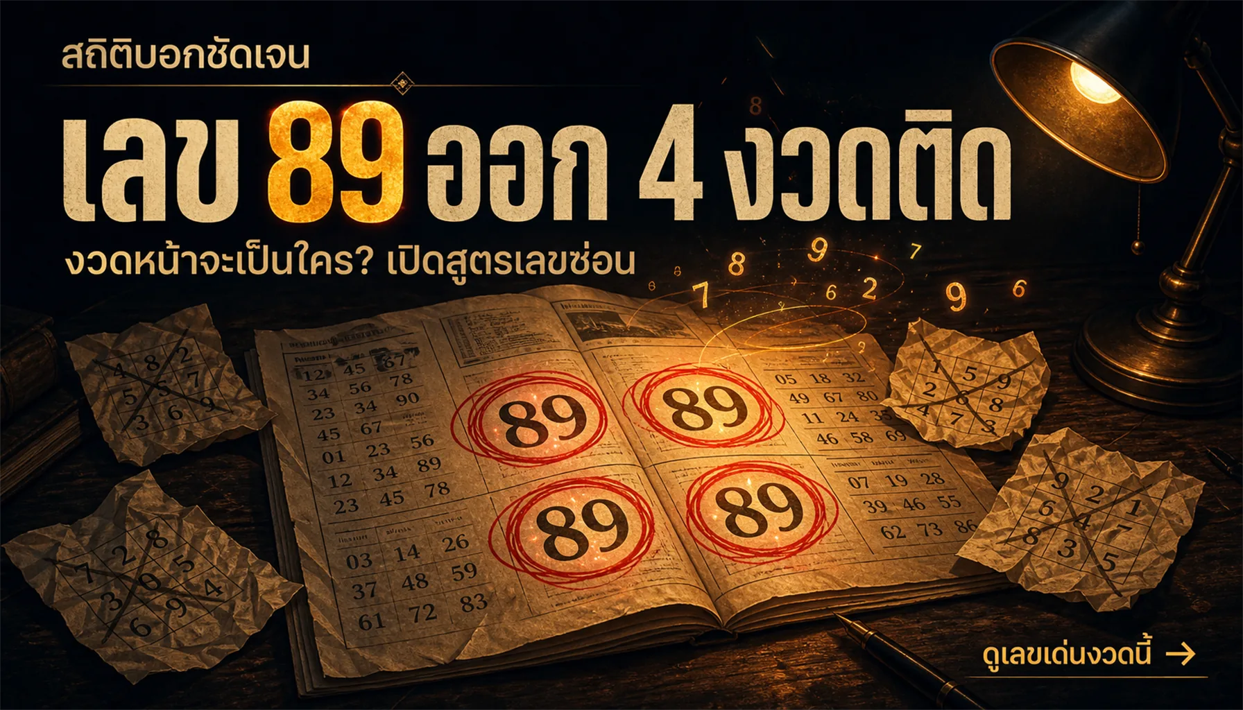 สูตรจับคู่เลข 2 ตัว เข้าชุดทำเงินแบบเซียน