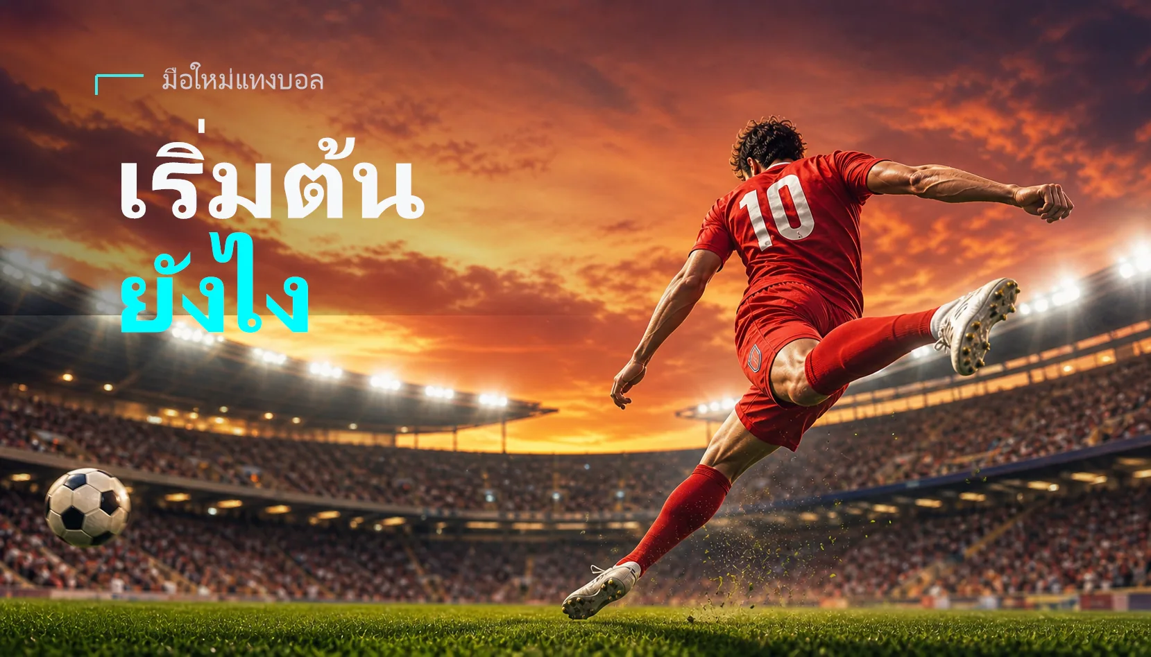 คำศัพท์แทงบอล + วิธีเริ่มต้นแทงบอลมือใหม่ 2026