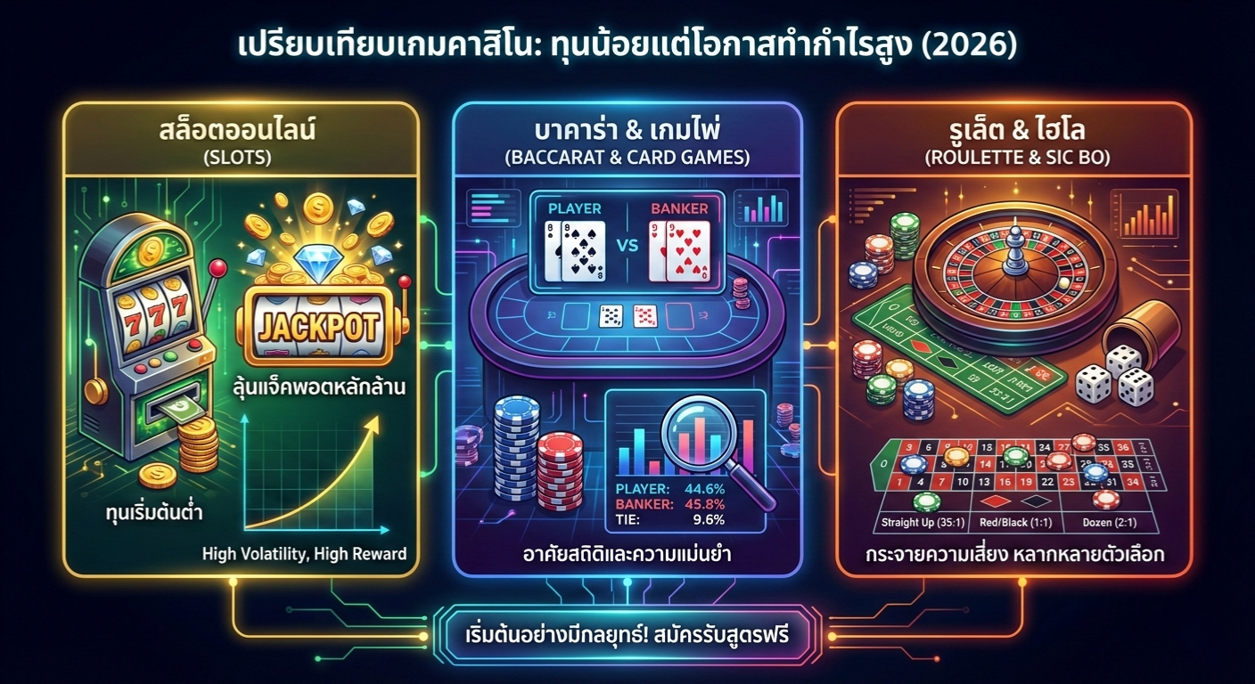 งบประมาณเริ่มต้นสำหรับมือใหม่ในเว็บพนันออนไลน์ 2026