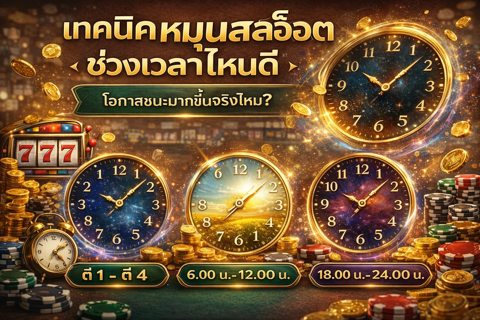 ตารางเวลาโบนัสสล็อตแตก