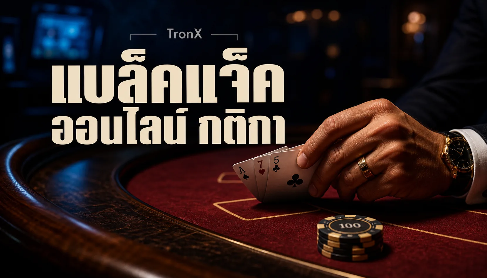 แบล็คแจ็คออนไลน์ กติกา วิธีเล่น เบสิกสแตรทเตจีมือใหม่ 2026