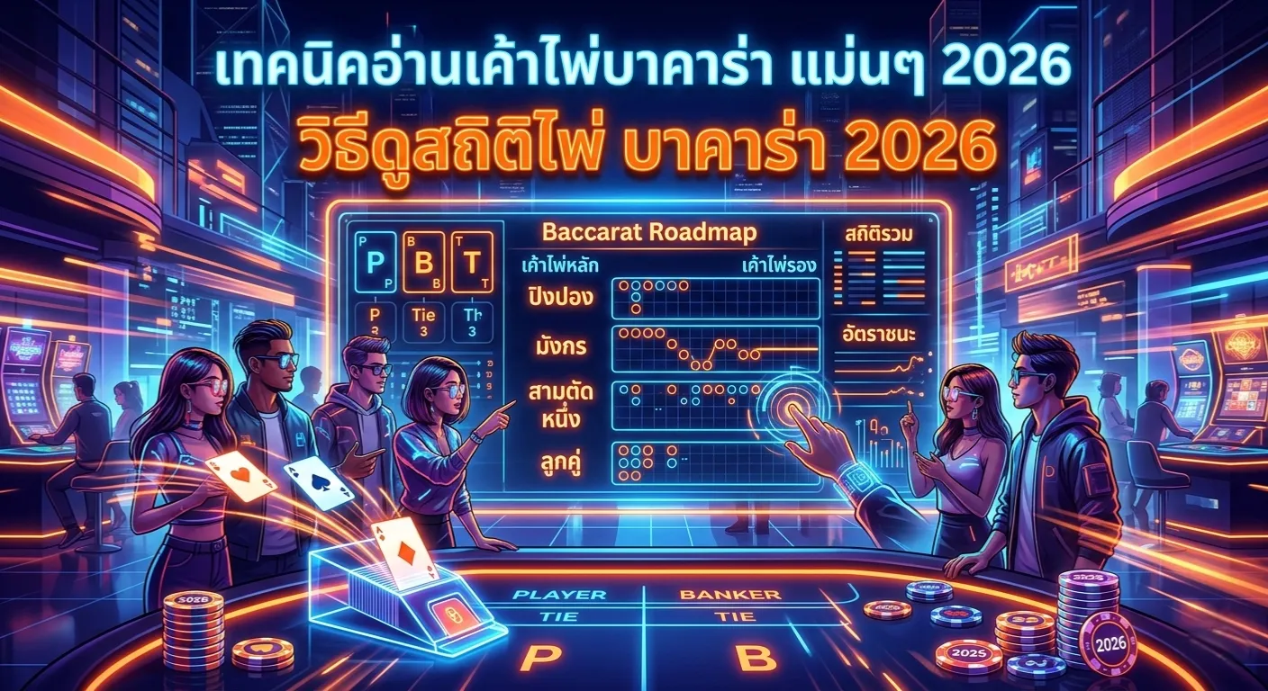อ่านเค้าไพ่บาคาร่าแบบรวดเร็วและแม่นยำ