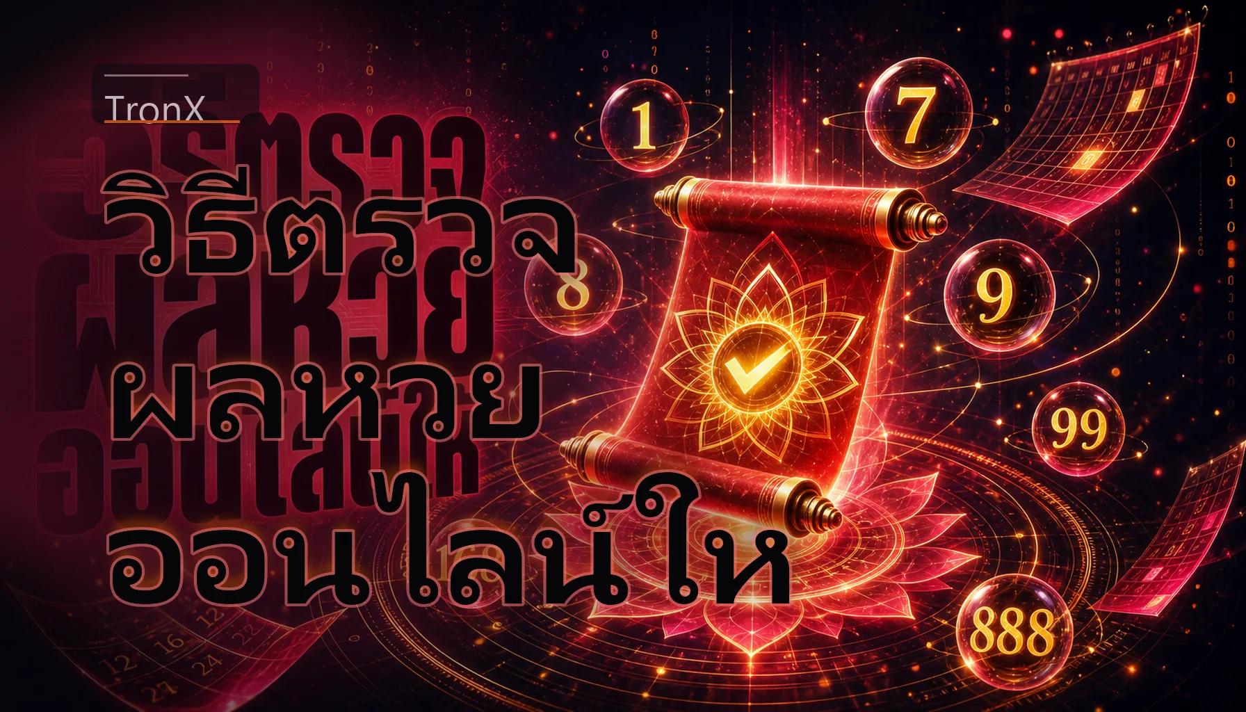 วิธีตรวจผลหวยออนไลน์ให้ตรงผลทางการ ไม่โดนโกง
