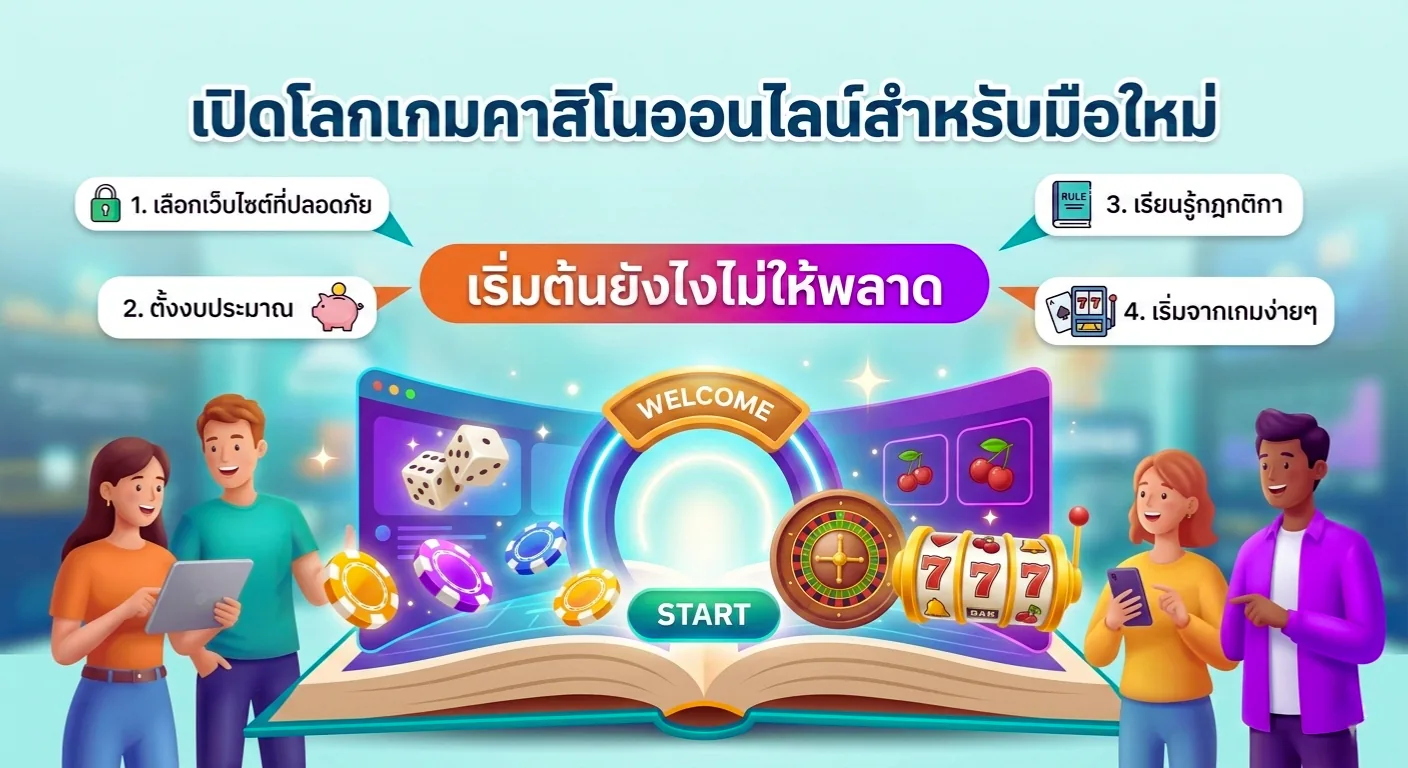 มือใหม่หัดเล่นคาสิโนออนไลน์
