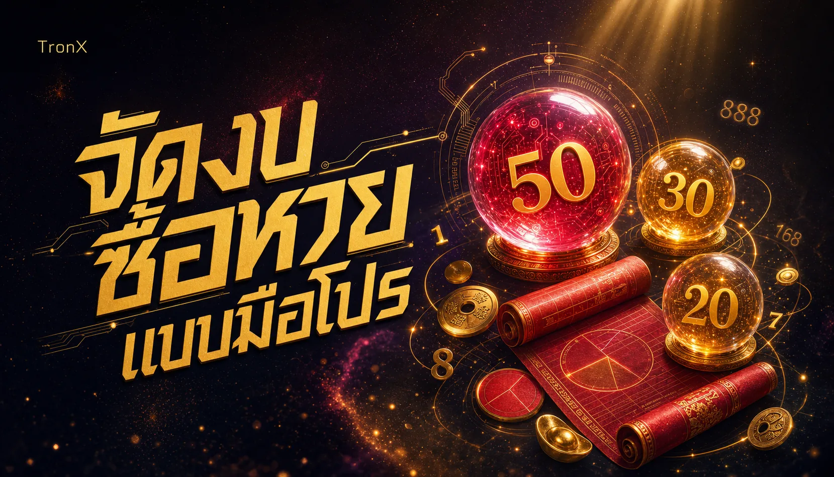 จัดงบซื้อหวยแบบมือโปร สูตรแบ่งเงิน 50/30/20