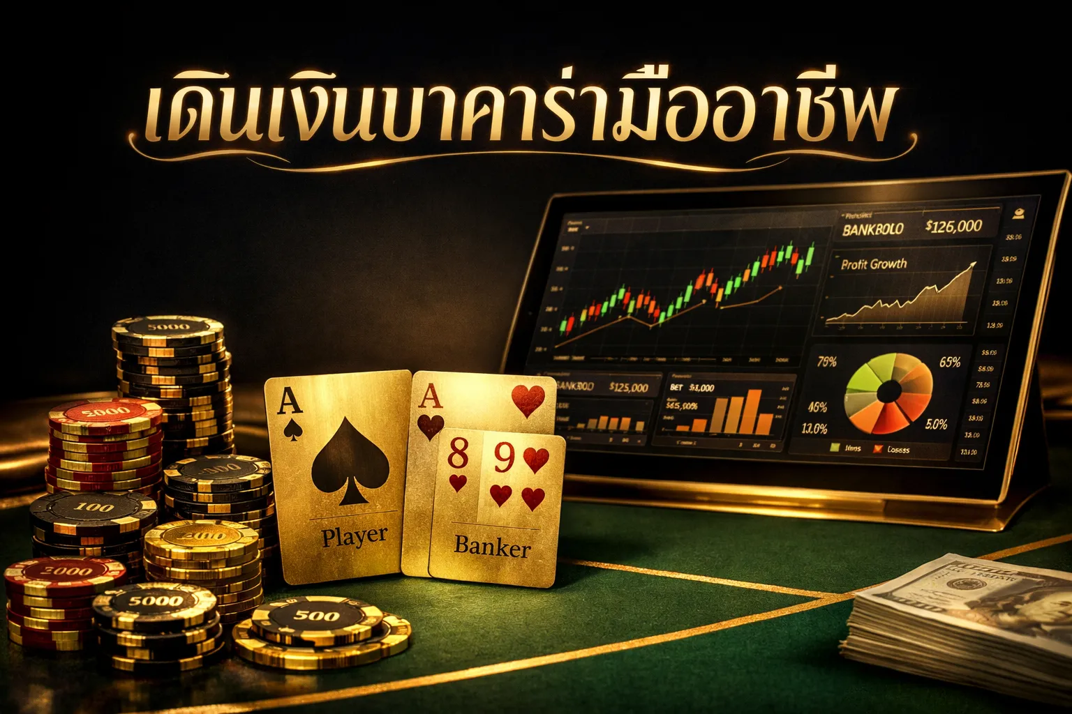 เทคนิคการเดินเงินบาคาร่าแบบมาร์ตินเกลและฟีโบนัชชีส