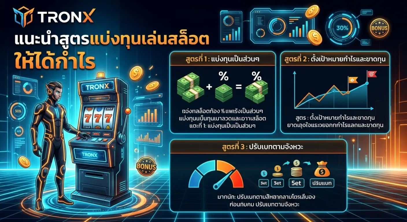 ภาพหน้าจอเกมสล็อต TronX