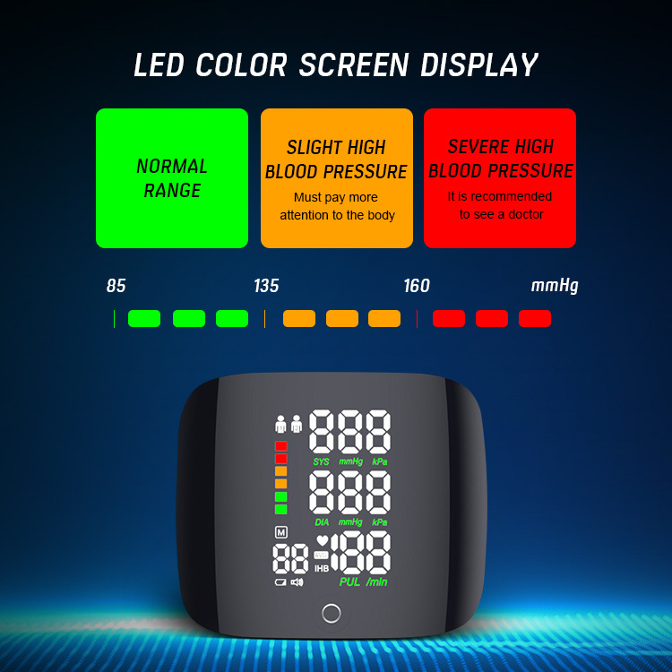 Home Electronic Sphygmomanometer Automatic Voice One-key photo 4