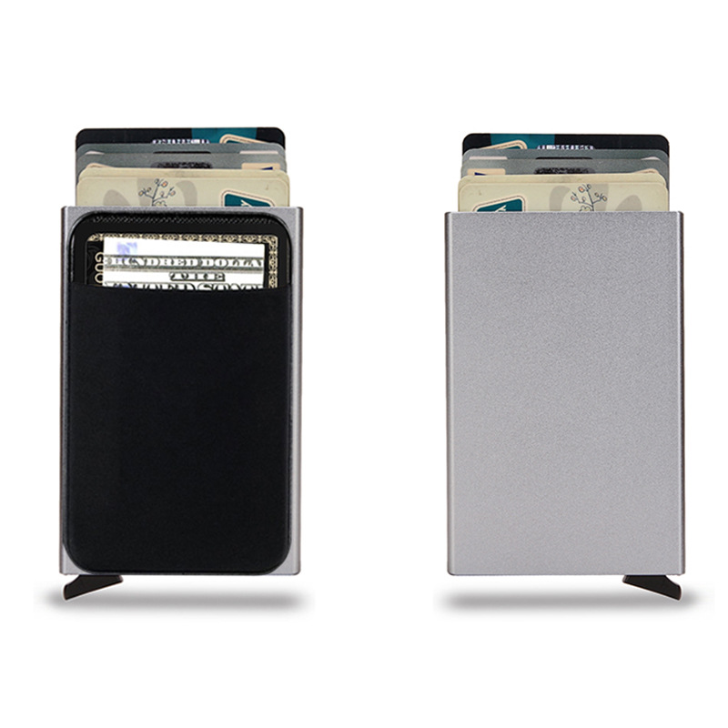 Metal Credit Card Holder Smart Wallet photo 4