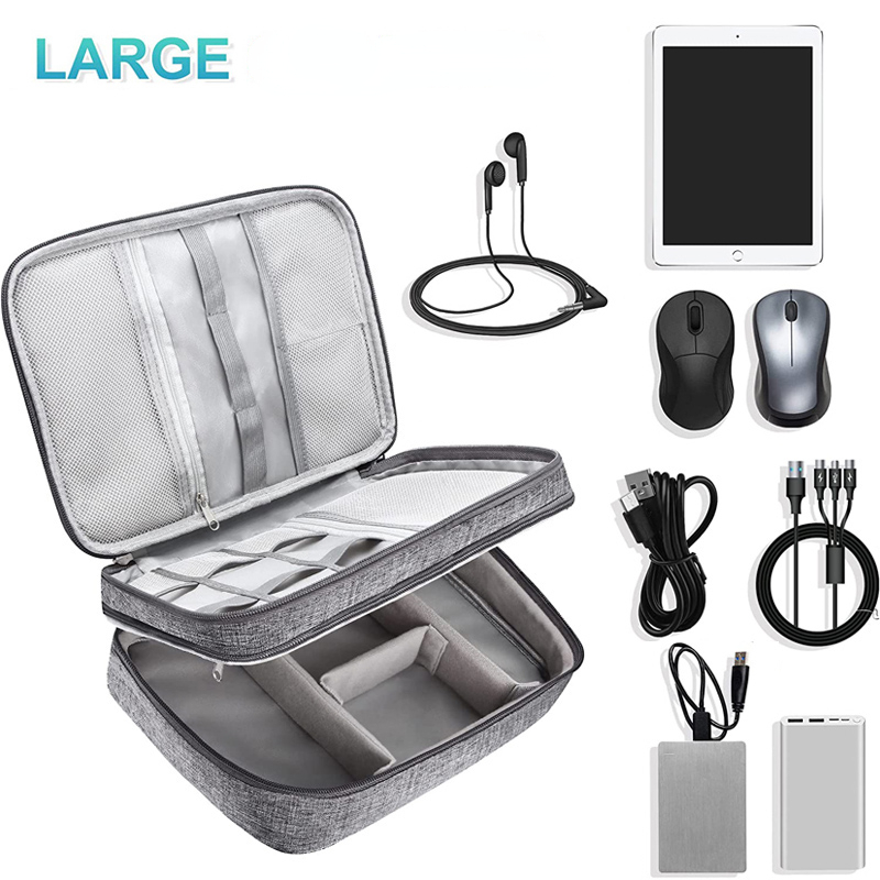 Electronics Organizer Travel Cable Organizer Bag Waterproof photo 7