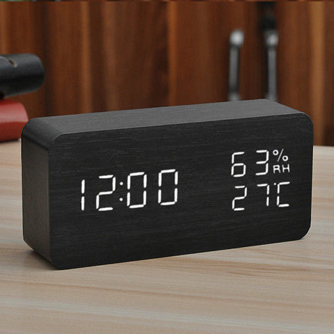 Electronic Alarm Clock Multifunctional Digital Display photo 8