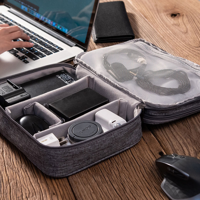 Electronics Organizer Travel Cable Organizer Bag Waterproof photo 8