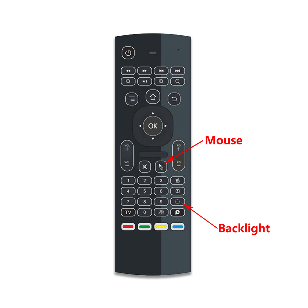 MX3 MX3-L Backlit Air Mouse T3 Smart Voice Remote Control 2.4G photo 6