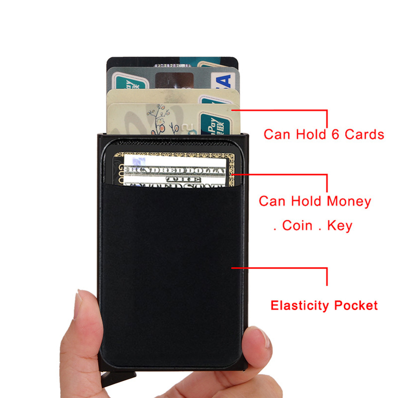 Metal Credit Card Holder Smart Wallet photo 15