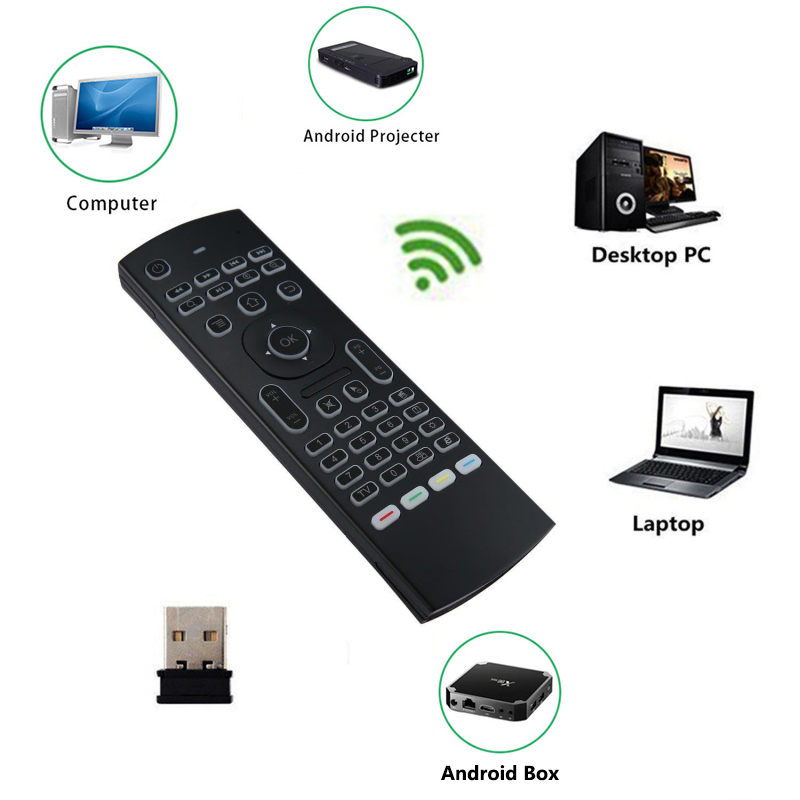 MX3 MX3-L Backlit Air Mouse T3 Smart Voice Remote Control 2.4G photo 11