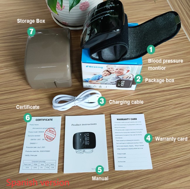 Home Electronic Sphygmomanometer Automatic Voice One-key photo 10